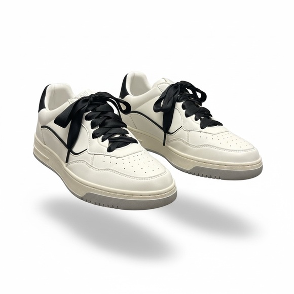 Cavalli Class Black and White Sneakers - Picture 5 of 8